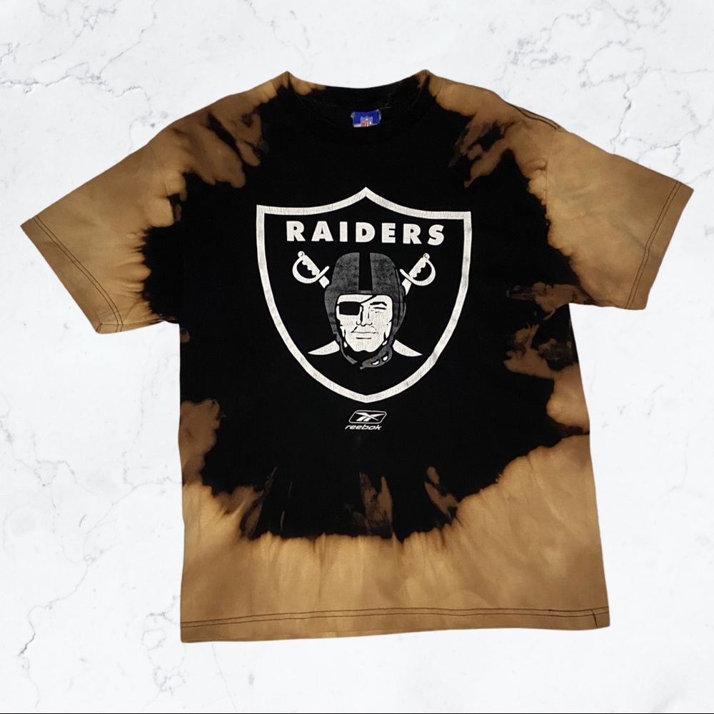 Raiders Bleach Dye Tee